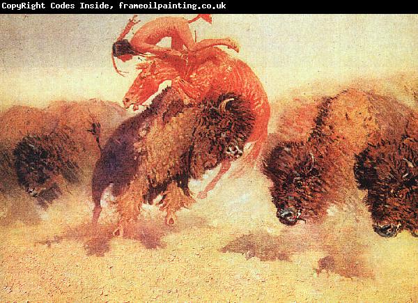 Frederick Remington The Buffalo Runner